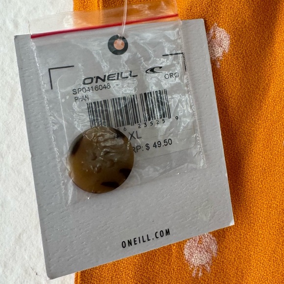 O’NEIL Women’s Yellow Floral Print Sleeveless Minidress XL NWT - Picture 8 of 15